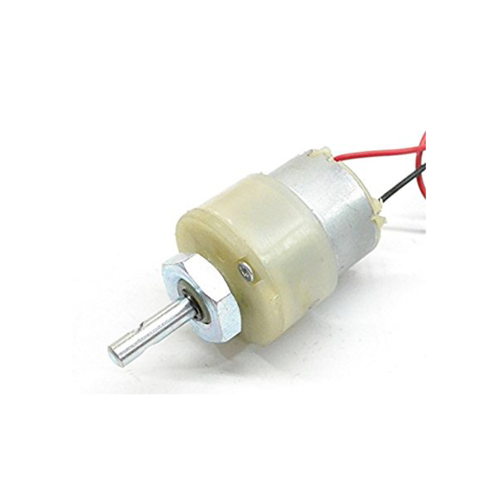 1200 RPM Centre Shaft DC White Gearbox Motor