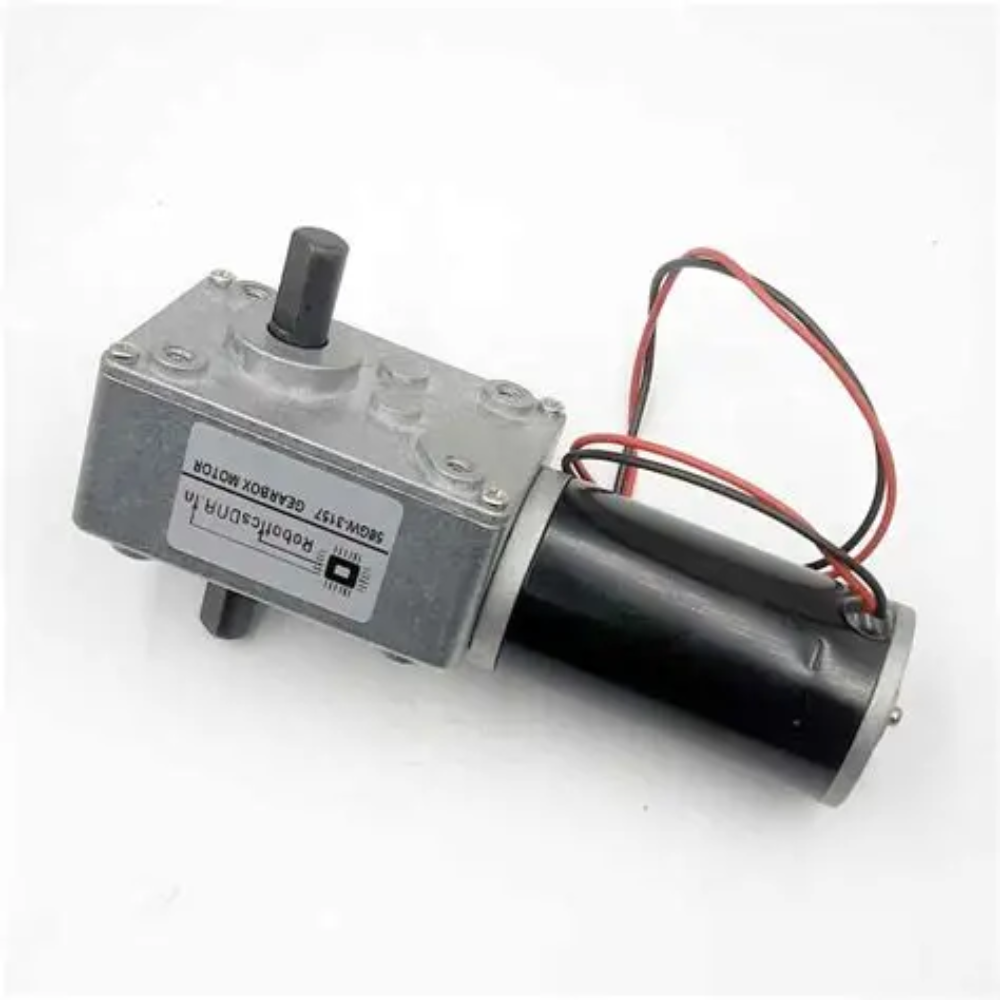58GW-3157 12V 5RPM Dual Shaft Dc Worm Gear
