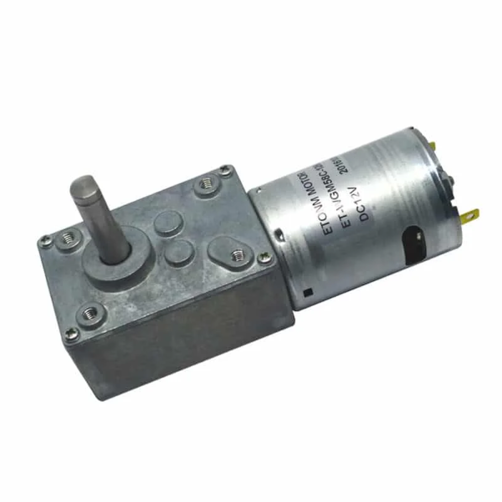 58GW-3157 12V 50RPM Single Shaft DC Worm