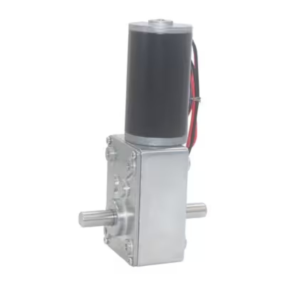 A58SW31ZY 24V 27RPM Dual Shaft DC Worm Gear